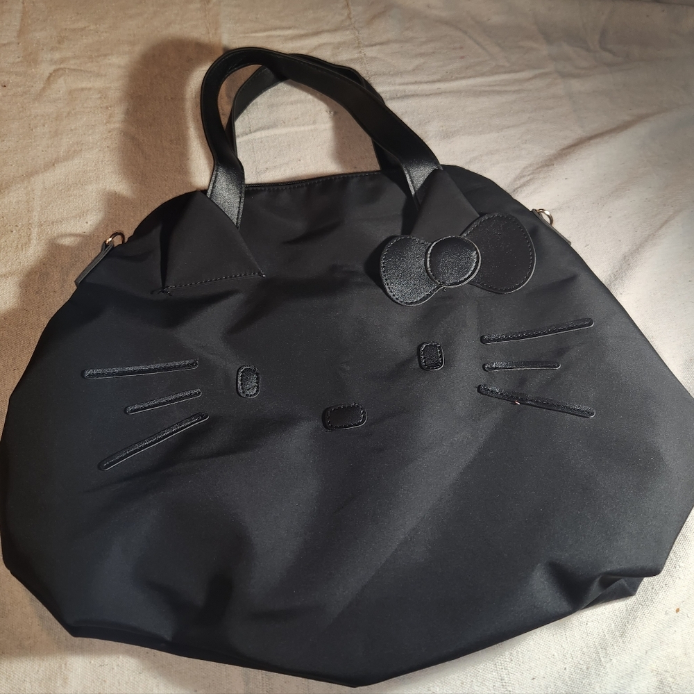 Black Hello Kitty Tote Bag